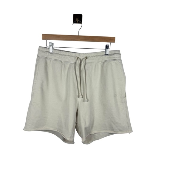 J. Crew Women’s University Terry Long Cutoff Sweat Shorts in Tan Size M - Picture 5 of 10